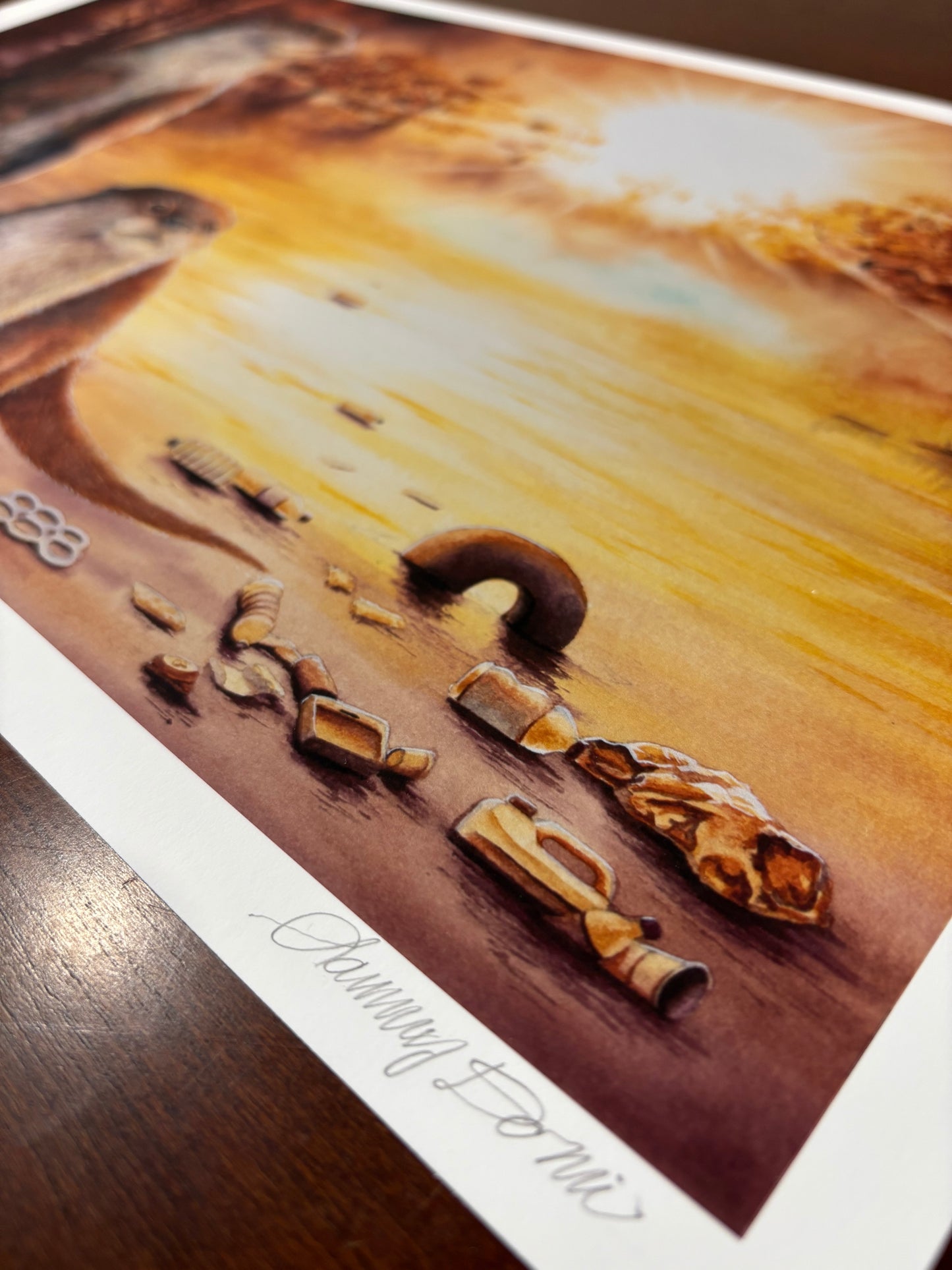 "Our Decisions Matter" River Otter Limited Edition Fine Art Print