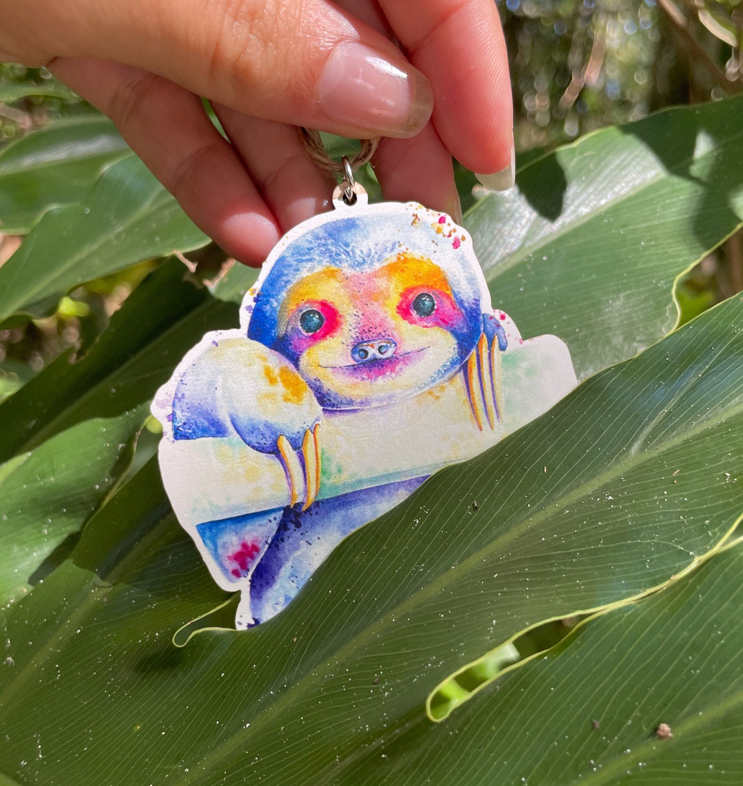 Sloth Wooden Eco-Friendly Holiday Ornament