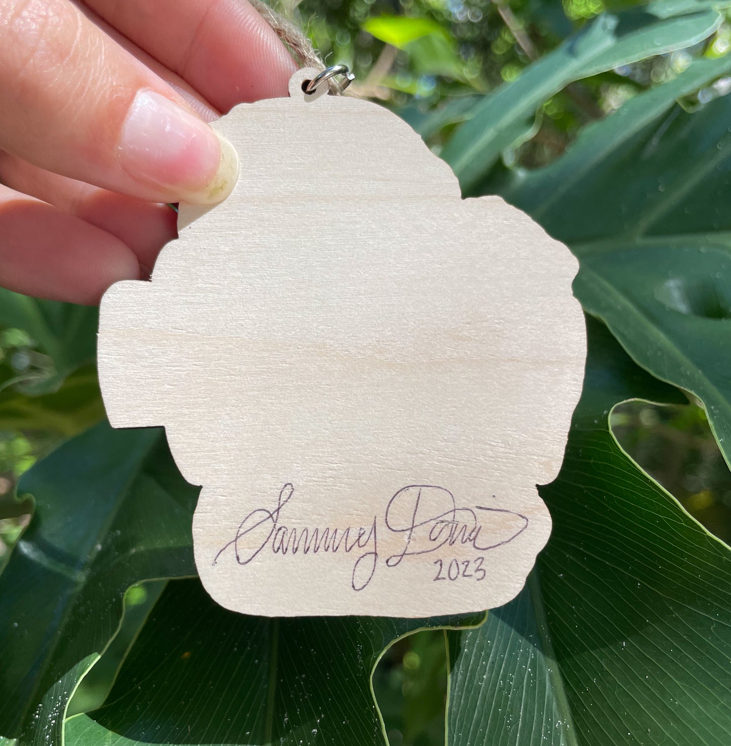 Sloth Wooden Eco-Friendly Holiday Ornament