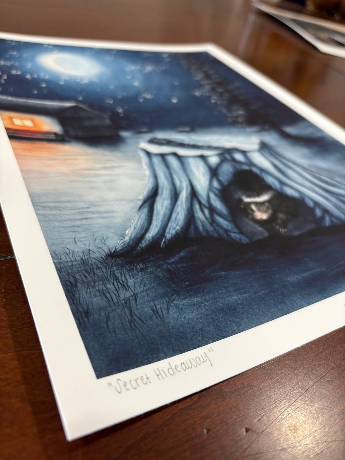 "Secret Hideaway" Stripped Skunk Limited Edition Fine Art Print