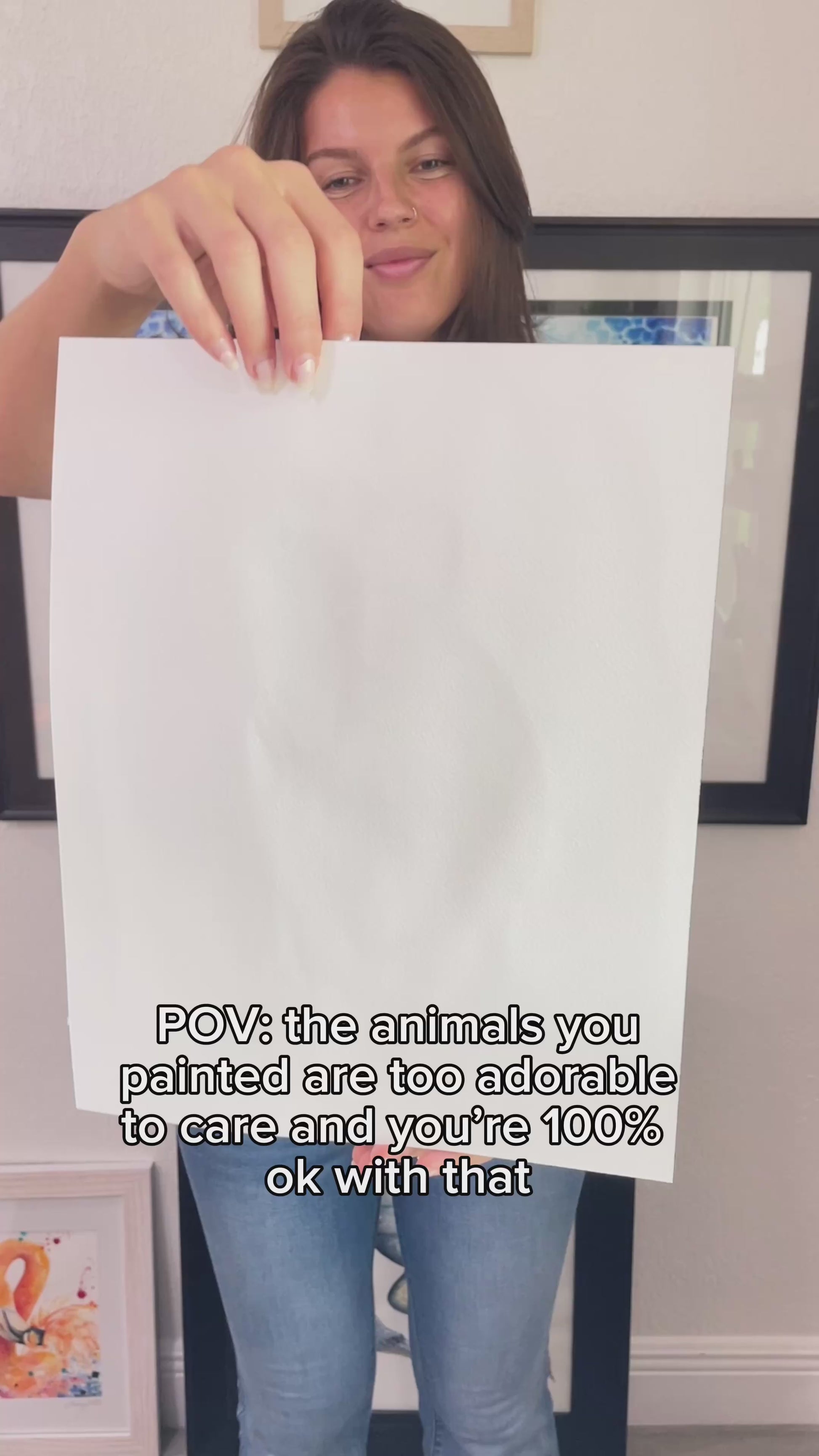 mother and baby manatees manatee watercolor limited edition art print wildlife conservation