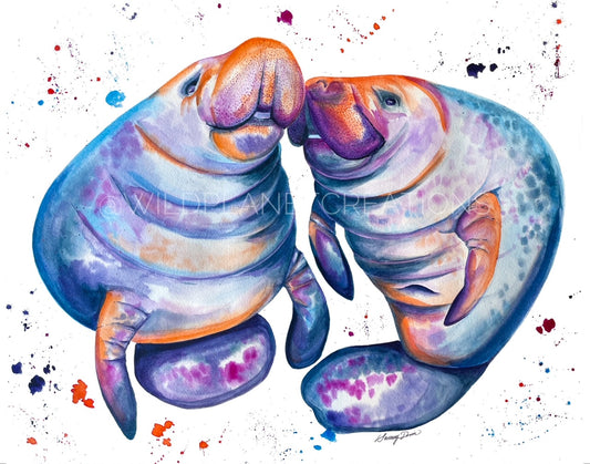 Florida Manatee Print