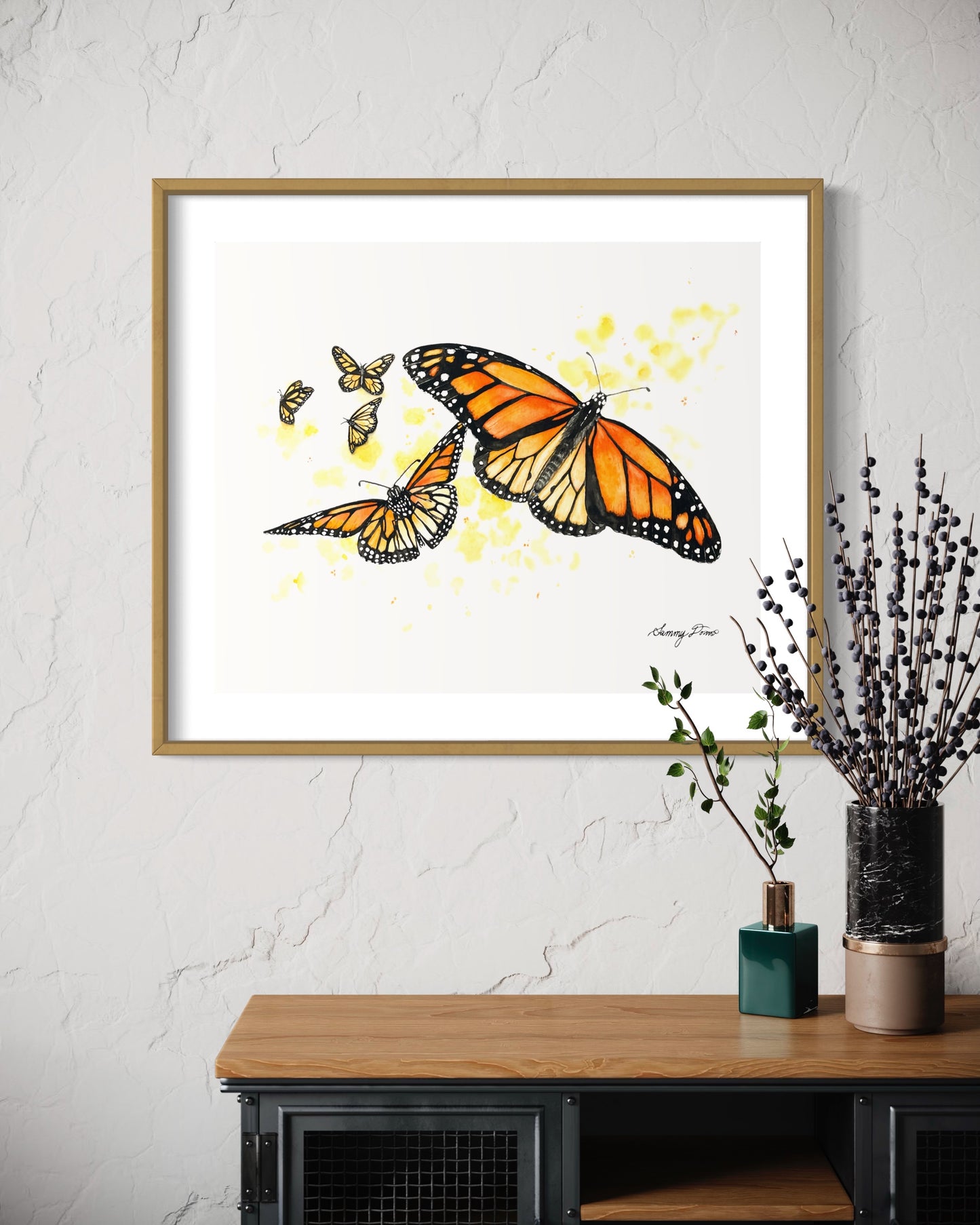 Monarch Butterfly Art Print