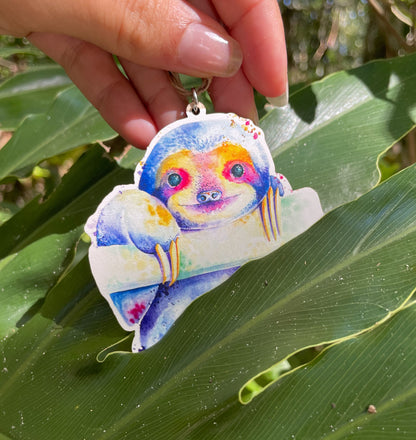 Sloth Wooden Eco-Friendly Holiday Ornament