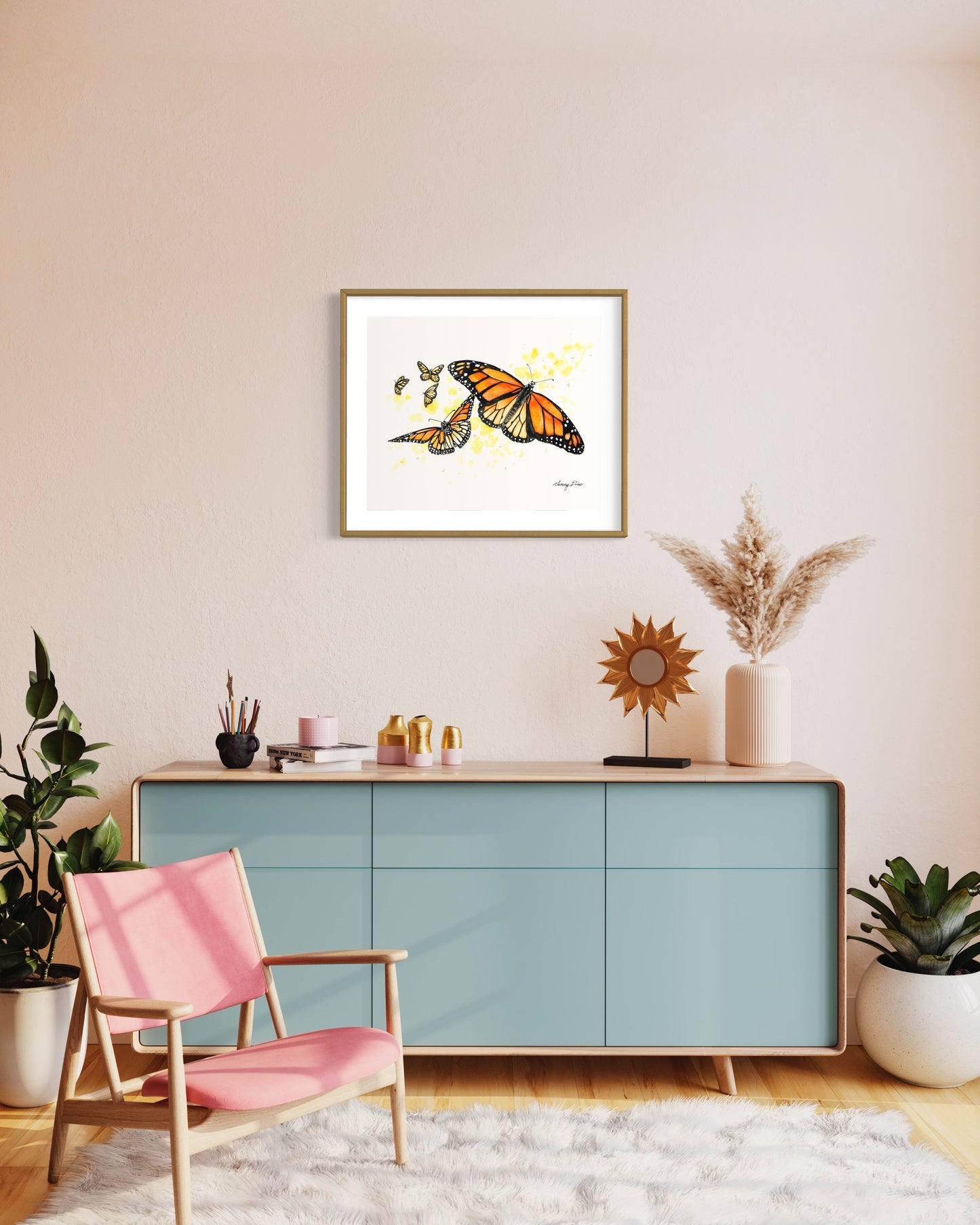 Monarch Butterfly Art Print