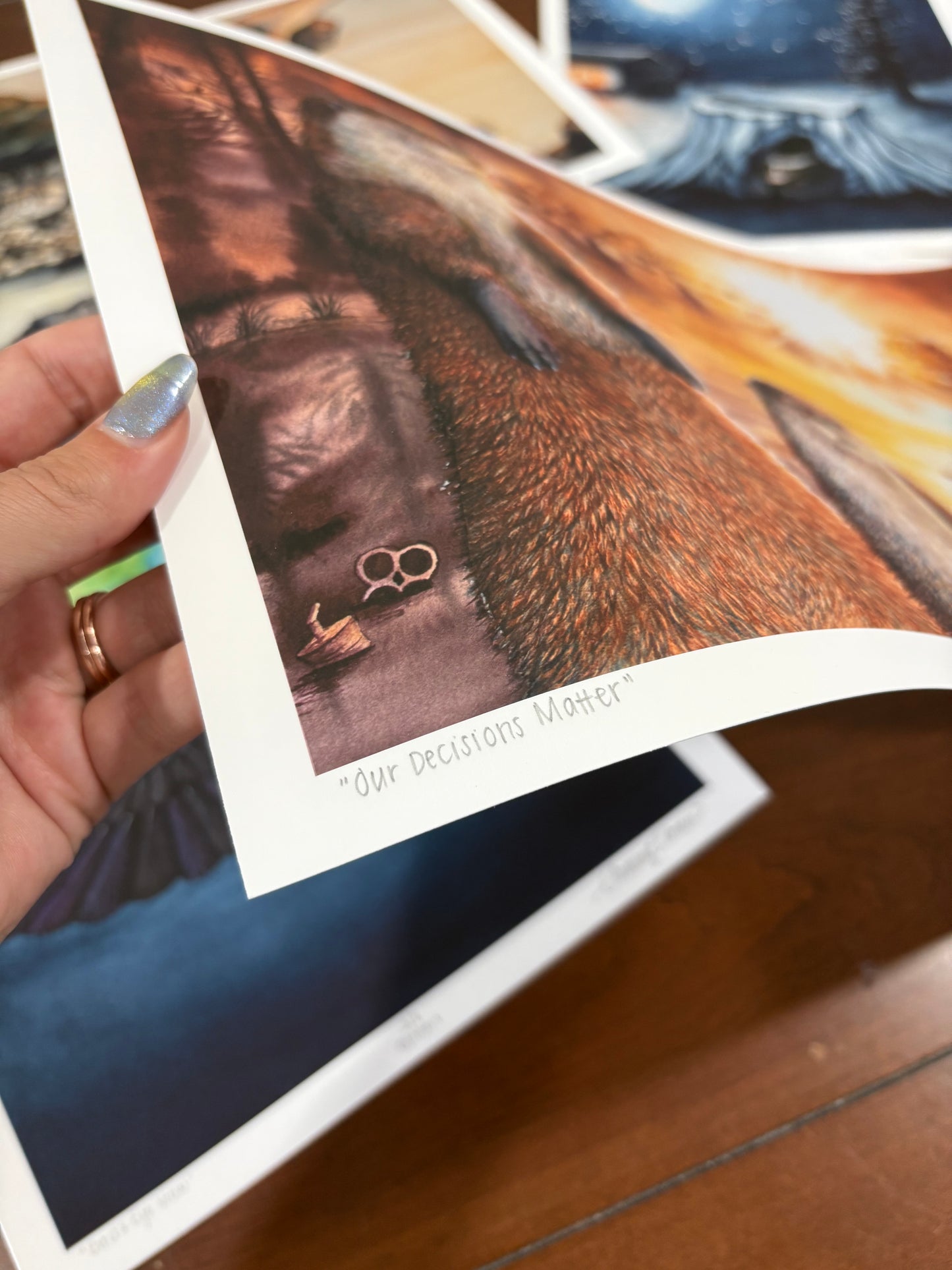 "Our Decisions Matter" River Otter Limited Edition Fine Art Print