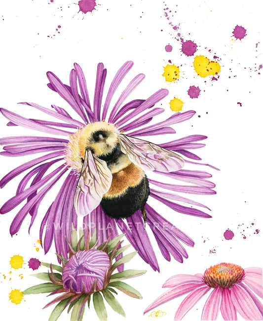 Rusty Patched Bumblebee Art Print