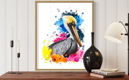 Brown Pelican Art Print