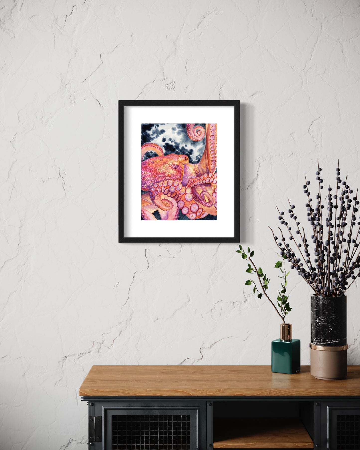 Giant Pacific Octopus Art Print