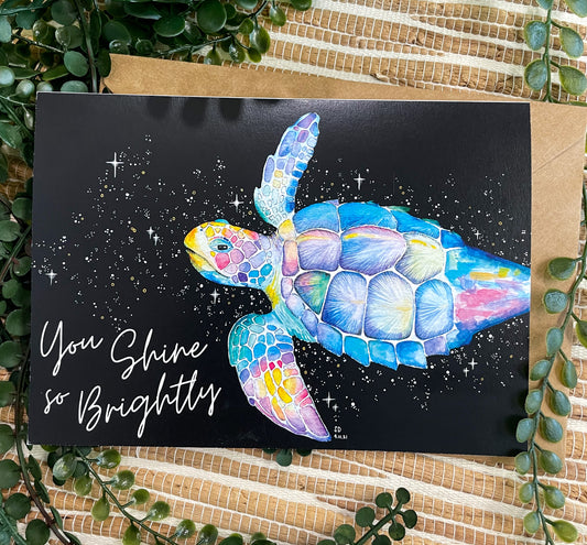 Loggerhead Sea Turtle - "You shine so brightly"